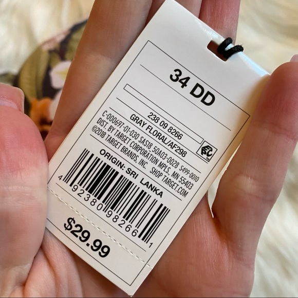 SHADE & SHORE LIGHTLY LINED BIKINI TOP CROSS BACK - Picture 4 of 5